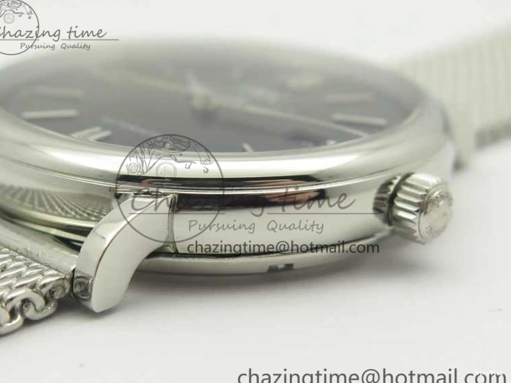 MIROTIME 0225 FastDry Portofino IW356501 SS V3 MK 1:1 Best Edition Black Dial On SS Mesh Bracelet MIYOTA 7195